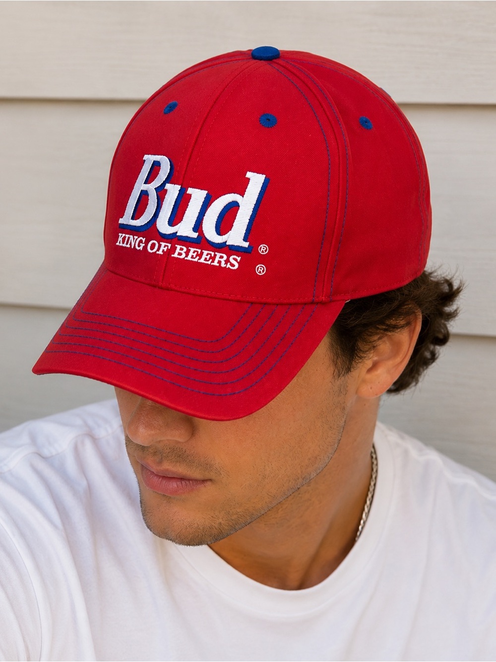 ✨Vintage✨ Bud King of Beers Embroidered Adjustable Baseball Cap